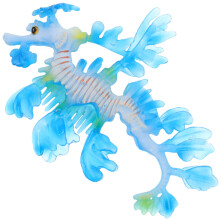 2Pcs Imitated Syngnathus Ornament Fake Sea Animal Toy For Kids