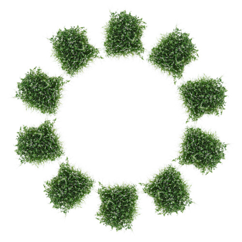 40 Pcs Artificial Grass Clusters for Model Train Diorama Landscaping