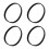 4Pcs Reliable Rubber Tie Rings Manual Band Saw Replacement Kit 8