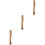 3pcs Wooden Accessory Camping Handle Replacement Wooden Grip 6