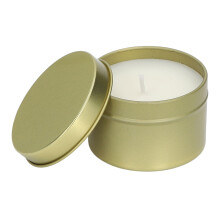 Metallic Finish Cookie Tins with Lids, Tinplate Treat Boxes Oven Safe Heat Resistant Storage Containers for Holiday Gifting and DIY Candle Making