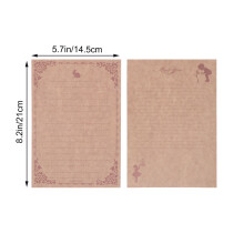 16 Pcs Letter Paper Vintage Lace Stationery For School Office Rabbit
