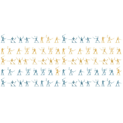 200 Pcs Pirate Warrior Mini Action Figures Soldiers Scene Props 2