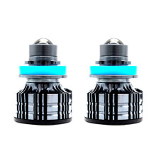 Ampoules LED antibrouillard pour une luminosité accrue, blanc froid, installation facile, sans polarité, étanchéité IP68, longue durée de vie,