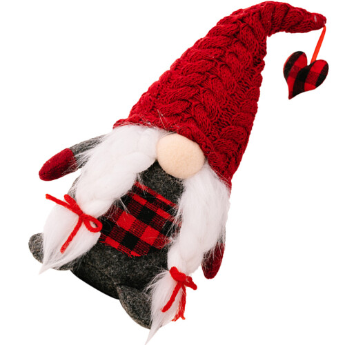 4Pcs Valentine's Day Gnome Plush Doll Ornament