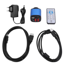 Digitális mikroszkóp készlet nagy felbontású érzékelővel, mikroszkóp készlet1080P videomikroszkóp, HDMI USB C típusú ipari elektronikus