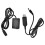 Προσαρμογέας μπαταρίας με καλώδιο USB για Sony Nex Series A35A7A6000, διπλή θύρα USB, μεγάλη 1