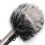 Protetor de vento peludo para microfone, para uso interno e externo, com redução de ruído do vento, compatível com o microfone SG108, espuma 5