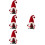 4Pcs Valentine's Day Gnome Plush Doll Ornament 9