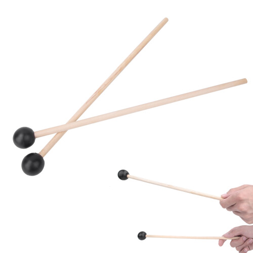 Σφυράκια Bell για Glockenspiel, Λαστιχένια Σφυράκια Ξυλόφωνου με Ξύλινη Λαβή Ανθεκτική 2