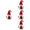 4Pcs Valentine's Day Gnome Plush Doll Ornament 8