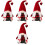 4Pcs Valentine's Day Gnome Plush Doll Ornament 5