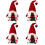 4Pcs Valentine's Day Gnome Plush Doll Ornament 7
