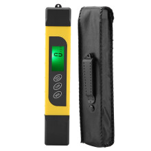 Digitális vízvizsgáló 3 az 1-ben TDS, hőmérséklet- és EC-mérővel, háttérvilágítású LCD kijelzővel, automatikus teszt funkcióval,