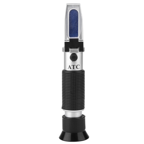Digital Refractometer For Honey Moisture, Brix Meter With Automatic Temperature Compensation 2 In 1 Functionality Salinity And Brix Measurement, 2