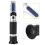 Digital Refractometer For Honey Moisture, Brix Meter With Automatic Temperature Compensation 2 In 1 Functionality Salinity And Brix Measurement, 8