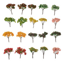 Set Of 3 Sandbox Model Tree Terrarium Decor Plant Faux