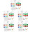 5 Sets Acrylic Blank Angels Blanks Crystals Key Ring Lovers 6