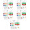 5 Sets Acrylic Blank Angels Blanks Crystals Key Ring Lovers 7