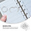200 Pcs Photo Album Hook Ring Office 7