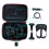 2Pcs Black Storage Bag Shockproof Carry Case 5