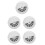 5Pcs Cash Hidden Container White Plastic Secret Safe Box for Valuables 8