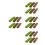 24 Pcs Mini Bush Model For DIY Architecture Static Grass Tufts 6