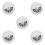 5Pcs Cash Hidden Container White Plastic Secret Safe Box for Valuables 7