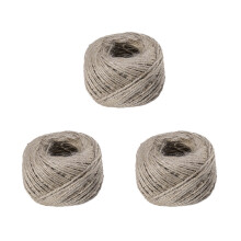 3 Pcs Decorative Twine Gardening String Colored Hemp Rope Ribbon