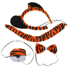 3 Sets Toddler Tiger Costume Role Play Kit For Party