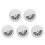 5Pcs Cash Hidden Container White Plastic Secret Safe Box for Valuables 5