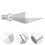 2 Count Flag Pole Ornament Topper Head Stable Flagpole 8