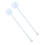4Pcs Reusable Sky-Blue Silicone Swizzle Sticks for Beverages 10