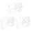 3Pcs Transparent Acrylic Ice Maker Spoon Storage Organizer 4