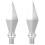 2 Count Flag Pole Ornament Topper Head Stable Flagpole 2