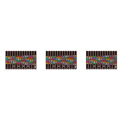 3Pcs Guitar Fretboard Note Decals Fingerboard Sticker Fret Guide 2