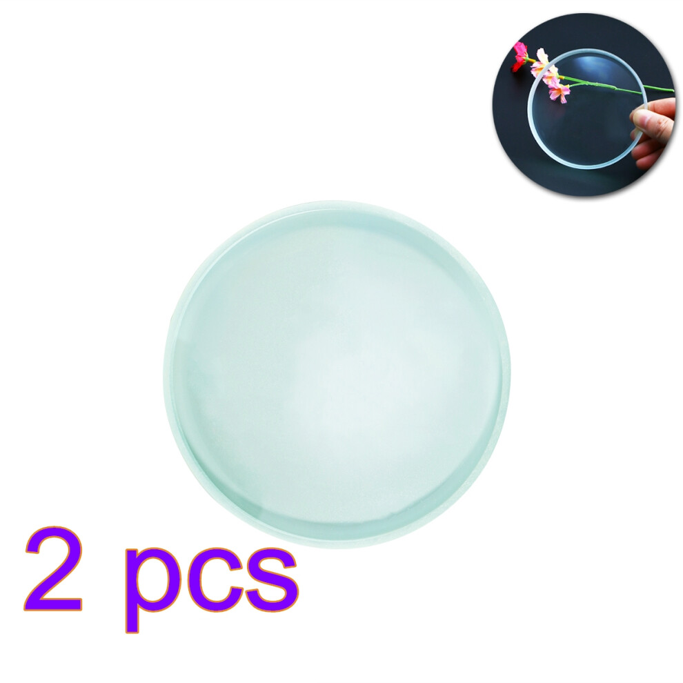 2Pcs Glass Lens Double Concave Optical 10Cm Diameter 300Mm Light/Green 3621955968213