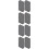 80 Pcs Aluminum Profile End Cap 2040 Extrusion Protector Accessory 9