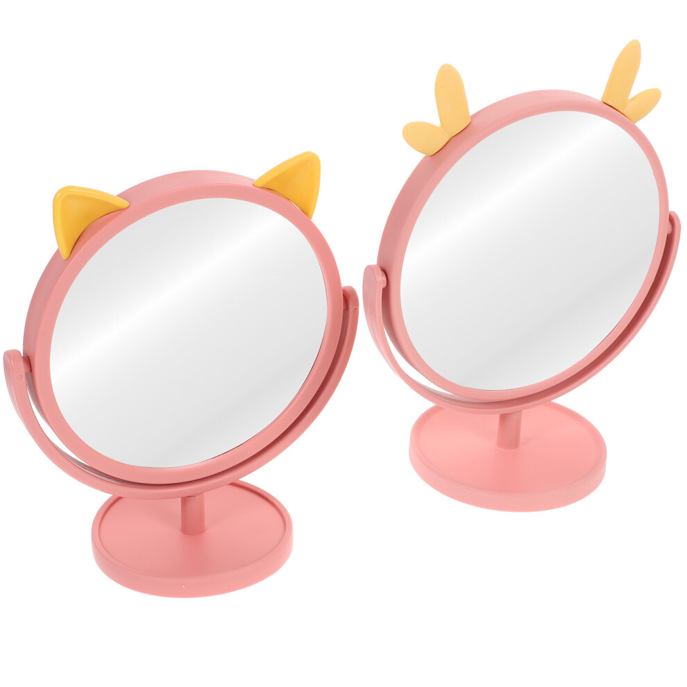 Totority 8 Pcs Vanity Mirror Pp To Rotate Portable One-Way Mirror
