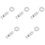 5Pcs Durable Needle Pin For Sewing Wedding Bouquet 5