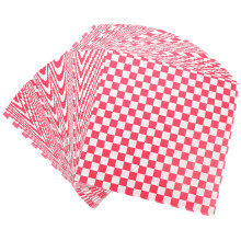 200Stück Kariertes Deli-Wrap-Papier, Fettfreies Brot-Und Snackpapier