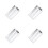 4Pcs High Precision Sec Diameter Film Ruler Crack Width Gauge 7