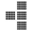 400Pcs Black Mini Clear Dots Plastic for Board Game Parties 3