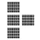 400Pcs Black Mini Clear Dots Plastic for Board Game Parties 4
