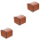 3 Pieces Watch Box For Men Single Display Storage Case Decorative 5