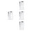 4Pcs High Precision Sec Diameter Film Ruler Crack Width Gauge 8