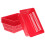 28 Pcs Plastic Coin Storage Baskets Desktop Organizer Red 1