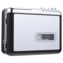 2Pcs Home Use Silver USB Cassette Player with Automatic Tape Reverse