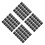400Pcs Black Mini Clear Dots Plastic for Board Game Parties 6