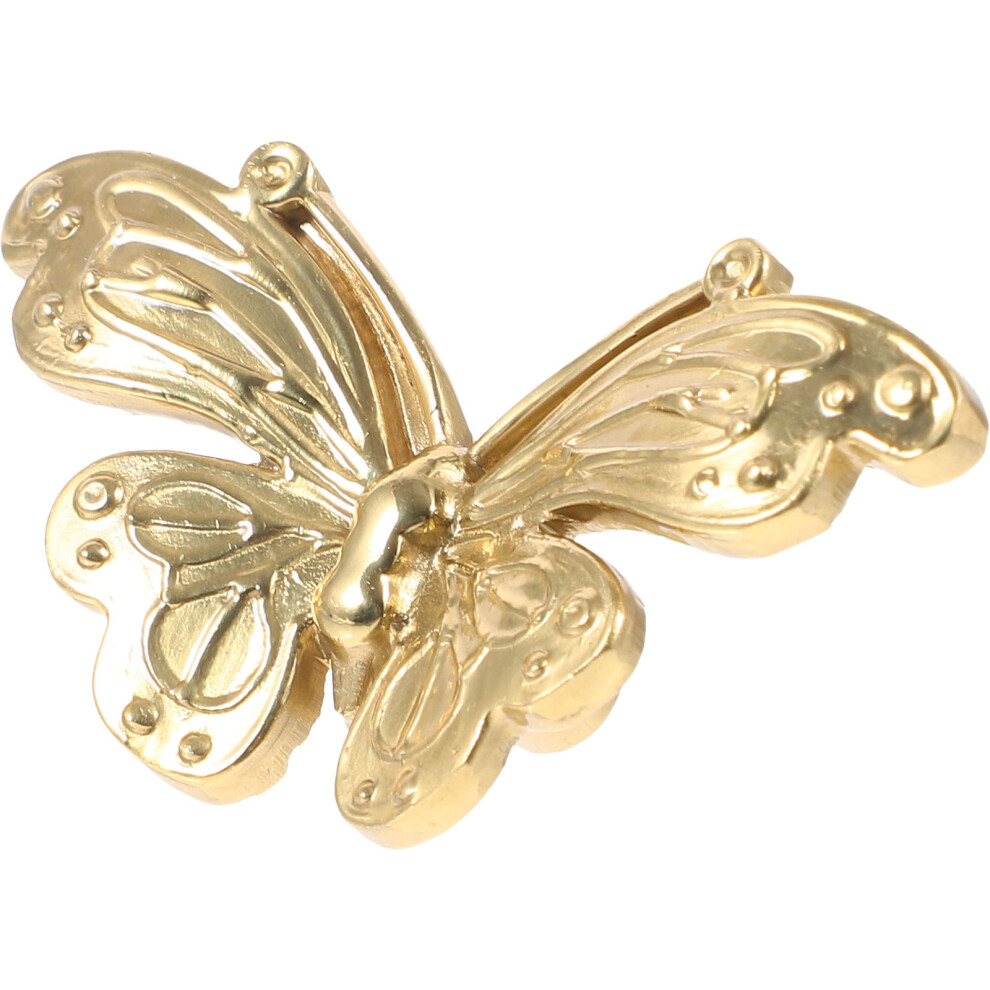 6Pcs Vintage Butterfly Cabinet Knobs Metal Golden Drawer Dresser Pulls 3621955938353